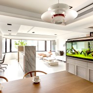 Hồ cá phong thủy trang trí đẹp
