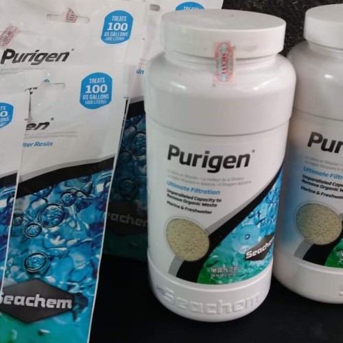 Purigen lọ 500ml | Hấp thụ tạp chất, khử độc, làm trong nước hồ