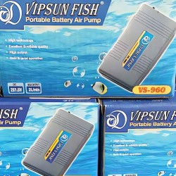 Sủi oxy pin cho hồ cá không cần điện