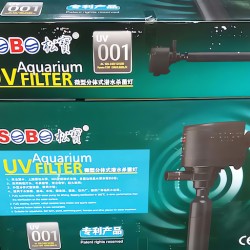 Máy UV SOBO 001 diệt khuẩn và rêu tảo hồ cá